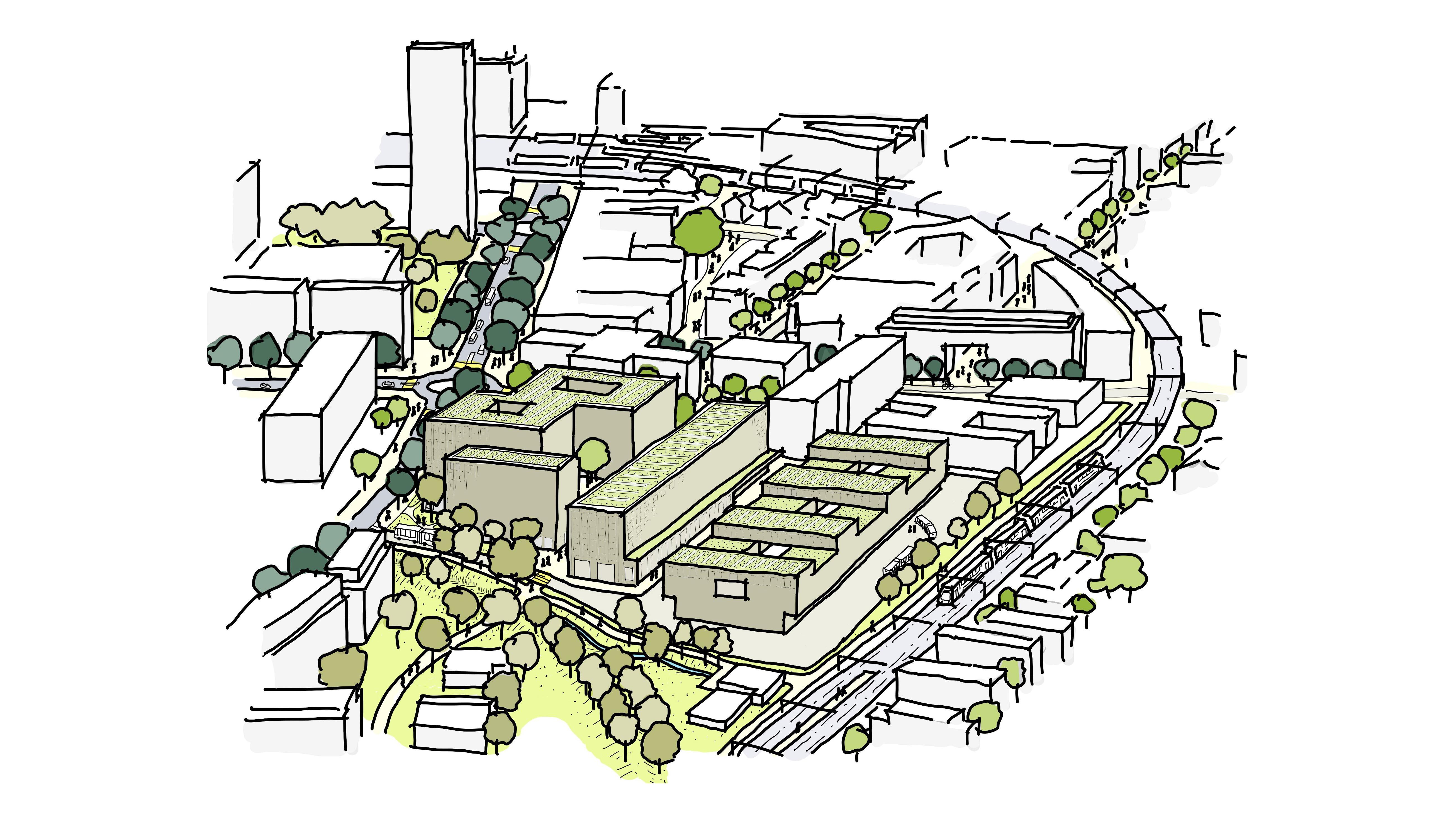 Illustration Areal an der Aa