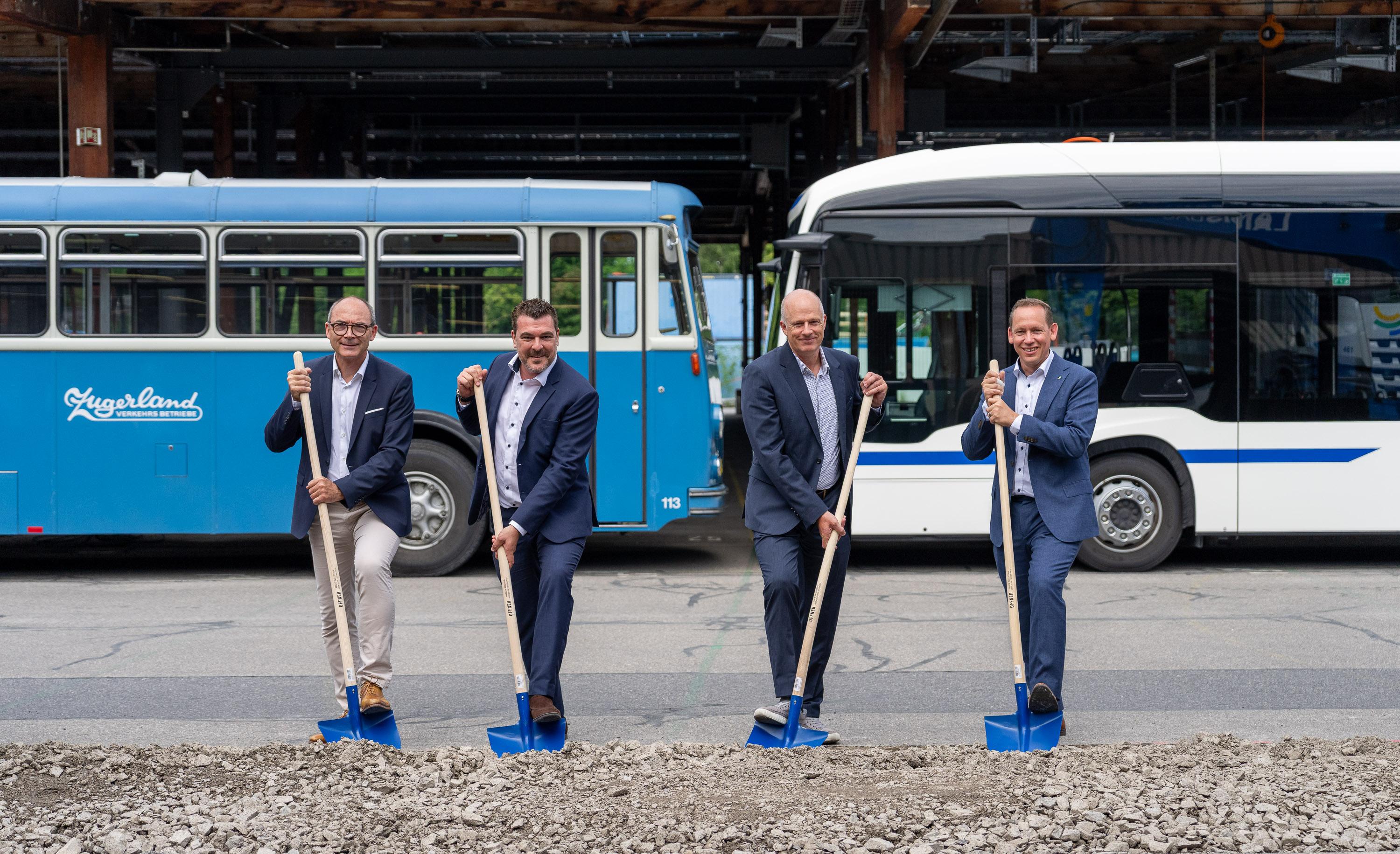 Spatenstich zum Bauprojekt Areal An der Aa
