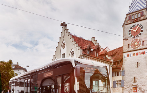 E-Bus beim Zytturm