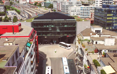 Stadt Zug aus der Vogelperspektive