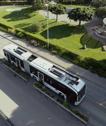 Bus am fahren