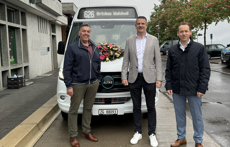 Einweihung Ortsbus Walchwil