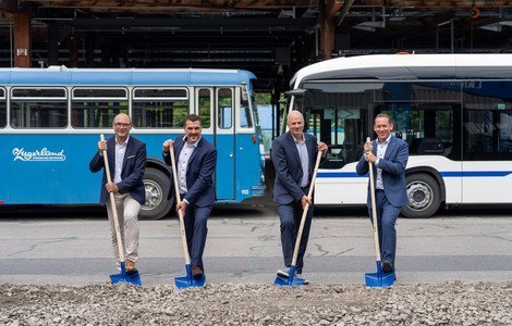 Spatenstich zum Bauprojekt Areal An der Aa