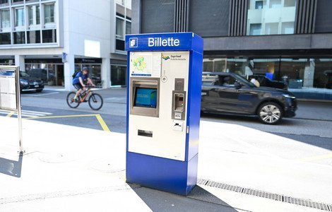 Billettautomat am Postplatz