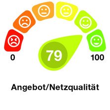 Grafik Ergebnis Netzqualität