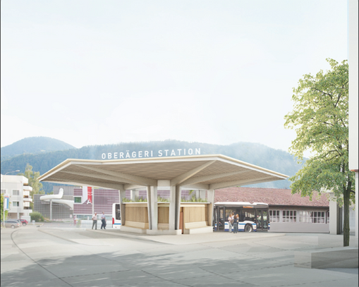 Visualisierung Busknoten Oberägeri